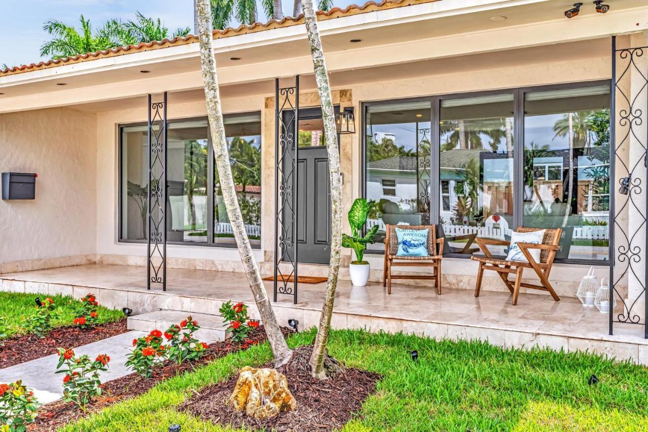 Tropical Oasis With Pool 10 Mins Airport & 5 Mins Beach Hollywood Exterior foto